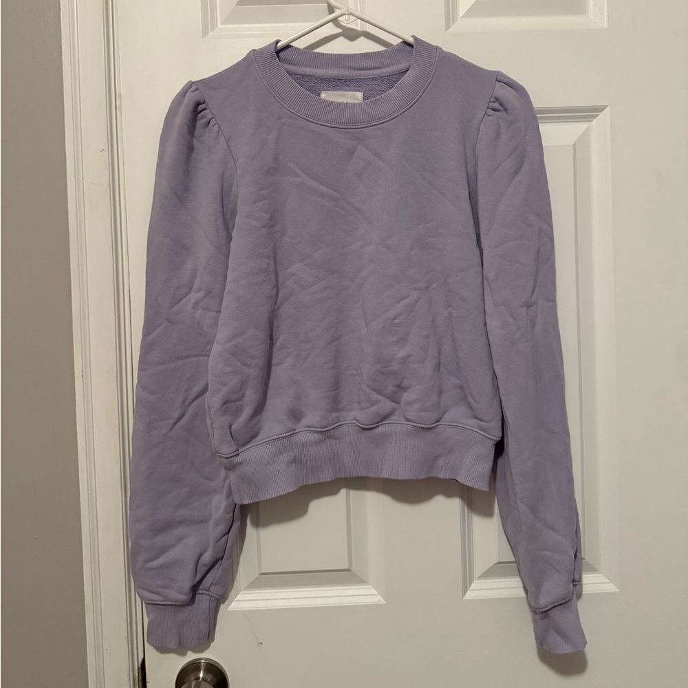 Aritzia puff sleeve sweatshirt